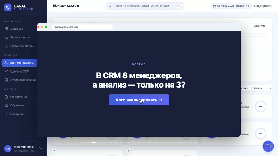 Кого анализировать: выбор менеджеров